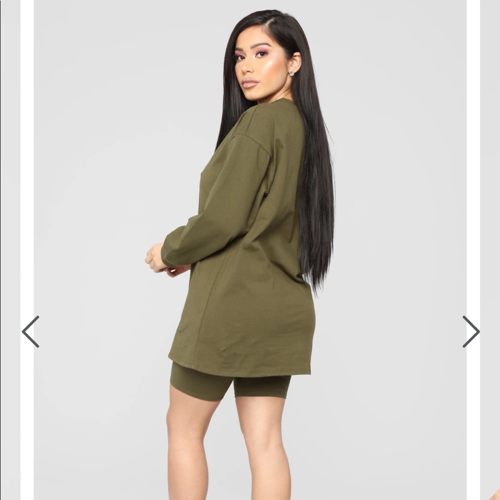 Fashion Nova - Paparazzi Short Set in Olive 🫒